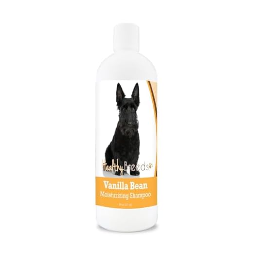 Healthy Breeds Scottish Terrier Vanilla Bean Moisturizing Shampoo + Conditioner - with Vitamins A, D, E + Coconut Oil - 8 oz