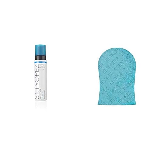 St.Tropez Self Tan Classic Bronzing Mousse, 1er Pack (1 x 240 ml) & Prep & Maintain Velvet Luxe Tan Applicator Mitt