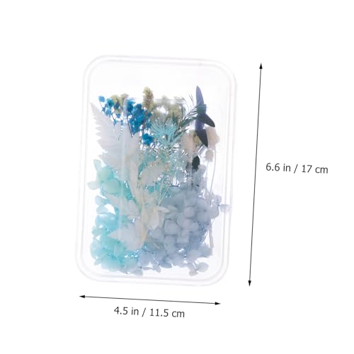 Paquete de flores secas para manualidades 17x11.5 cm miniatura 2
