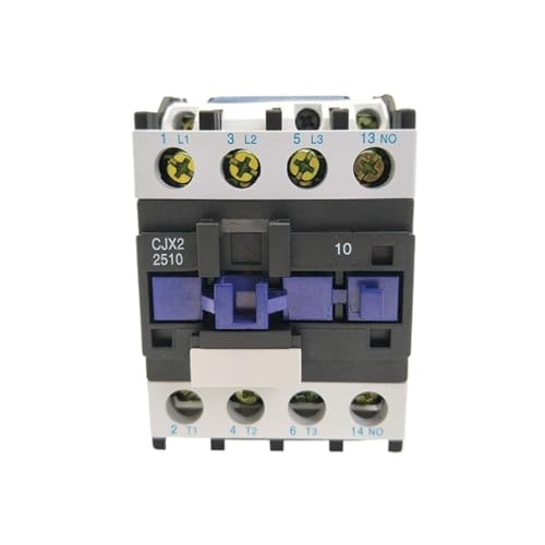 Contacteur triphasé CJX2-2510 bobine 220V à commutation rapide et sécurité 3P+NO