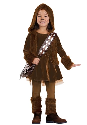 Disfraz completo Chewbacca para niñas pequeñas miniatura 1