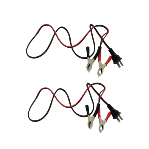 2PCS 12V DC T-Plug 15AWG 4.16ft Battery Charging Cable