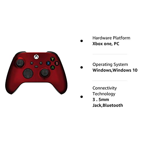 Xbox Soft Touch Custom Modded Rapid Fire Controller -Soft Shell For Comfort Grip X - Includes Largest Variety Of Modes - Master Mod(Red) #TOP5