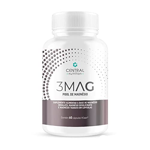 3 Mag Pool De Magnesio 60Caps V Caps - Saúde dos Ossos - Central Nutrition