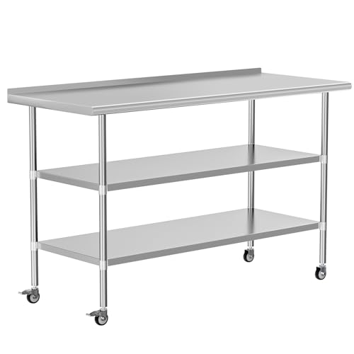 HOCCOT Stainless Steel Prep Table 24