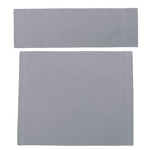 Upone Director Chair Canvas Replacement Cover kit for 18'' Directors Chairs,Movie Chair, Replacement Canvas Seat and Back for Home Director Chair,Black, Red, Green, Gray,Blue,Medium Size(Gray)