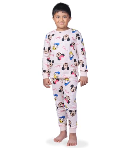 Image of Hestia | H.NSG.7 | Kids Nightwear | Sleepwear | Cotton | Trouser Full Sleeves Tshirt | Elastic Waist | Night Dress with Pyjama Tshirts for Boys | Breathable Fabric | Set 1