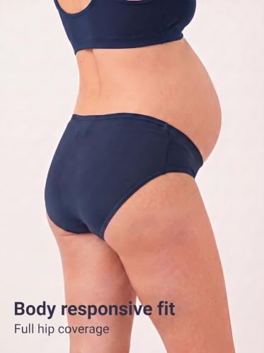 Image of Inner Sense Organic Cotton Bamboo Maternity Panties After Delivery