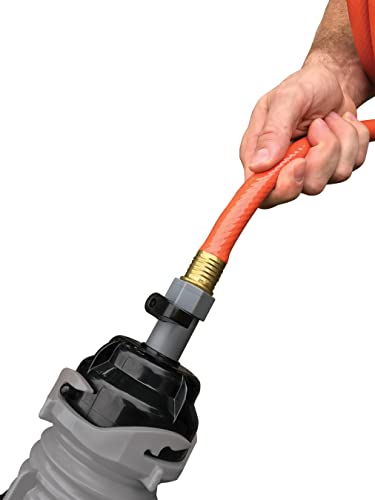 Camco Rhino 25-Foot Rv Clean-Out Gray/Black Water Hose | Features A Heavy-Duty Pvc Construction, A Bright Orange Color, And Is Great For Cleaning Camper Black Water, Grey Water Or Tote Tanks (22990) #TOP1
