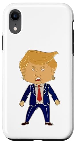 Happy Trump Cartoon ? Funny 2026 Meme Trend Graphic �X�}�z�P�[�X iPhone XR �p