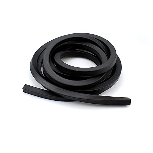 FASOLI Bande de Caoutchouc Nitrile Solide Noir Carré NBR pour Joint Marin Résistant à l'Huile 4x4mm 6x6mm 8x8mm 10x10mm 12x12mm (Taille : 6x6mm)