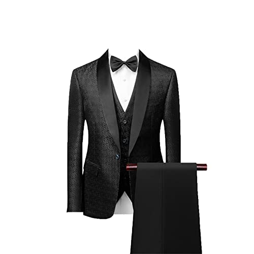 Retro-Dreiteiler für Herren – Stilvoller Vintage-Blazer, Weste und Hose im formellen Stil