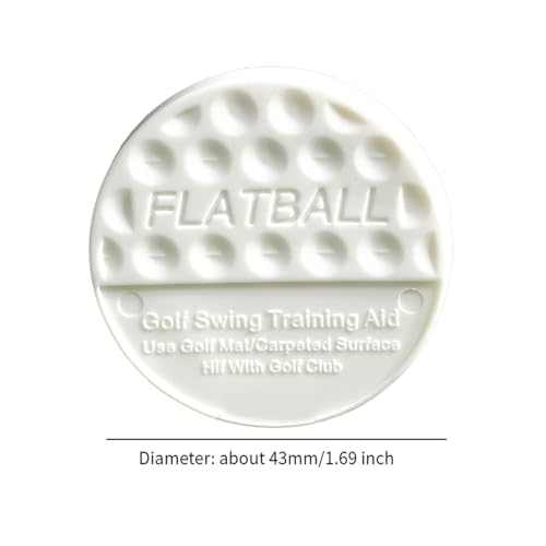 3X Flat Golf Ball Lightweight Golf Swing Practice Ball for Backyard Office Home2