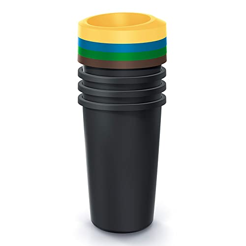 Cubes de recyclage KEDEN Compacta R de 4x25L pour optimiser le tri selectif