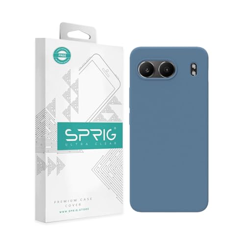 Image of SPRIG Compatible with OnePlus Nord 4 Premium SilkTone Back Cover Drop Tested Shock Proof Mobile Case for Men, Women, Boys and Girls with Camera Protection (Denim Blue)
