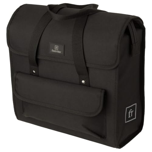 FAST RIDER de Luxe Shopper Fahrradtasche für Gepäckträger, 23L...