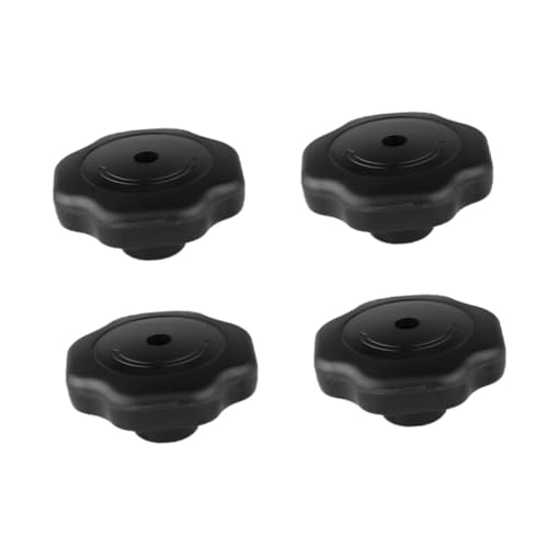 Juego de 4 Perillas de Repuesto para Tapa de Olla a Presión IMIKEYA de Plástico Negro Resistente al Calor miniatura 1