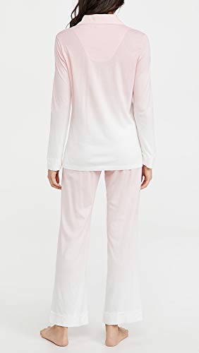 Cosabella Women's Bella Long Sleeve Pajama Set, Fiore Ombre, Pink, 1X #TOP2