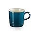 Le Creuset Taza Cappuccino de cerámica de gres, 200 ml, Azul Deep Teal,70303206420099