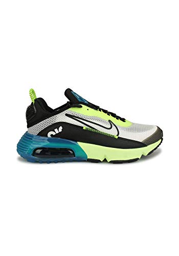 Nike Air MAX 2090 GS Running Trainers CJ4066 Sneakers Zapatos (UK 6 us 7Y EU 40, White Black Volt Blue 101)
