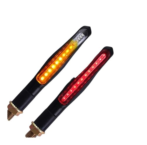 Clignotants LED moto anti-hyperflash avec relais et feux stop intégrés