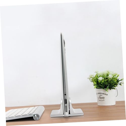 Support vertical réglable aluminium pour ordinateur portable idéal pour bureau épuré