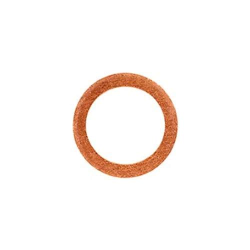 Auveco 15913 Copper Washer 3/8 inch ID, 9/16 inch OD, 1/32 inch Thick (Qty: 50)