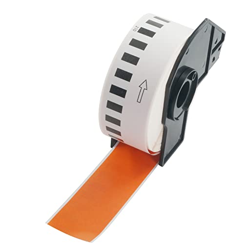 BETCKEY ���M�� DK-2210 �u���U�[ ���x�� �v�����^�[ ���[�� �݊� ���x���V�[�� BROTHER 29mm x 30.48m QL-550 QL-650TD QL-700 QL-800 QL-820NWB�ȂǂɑΉ� 1�� �I�����W