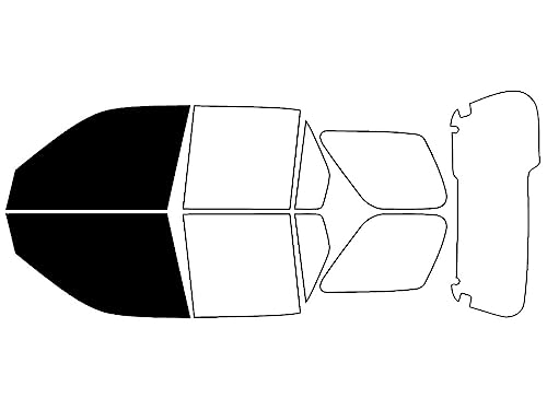Rvinyl Window Tint Kit Compatible with Honda Cr-V 2002-2006 - Front Precut Kit - 20%