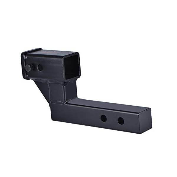 Towever 84122 Towever Hitch Extender 2 Inch Receiver with 4" Drop/Rise