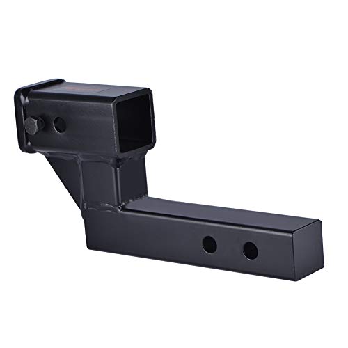 Towever 84122 Receiver Hitch Extender with 4" Drop/Rise, 9" Extension