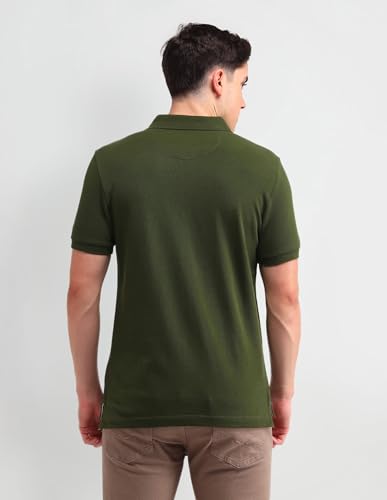 Image of U.S. Polo ASSN. Printed Polo T Shirts for Men - 100% Cotton, Half Sleeve Mens Tshirt