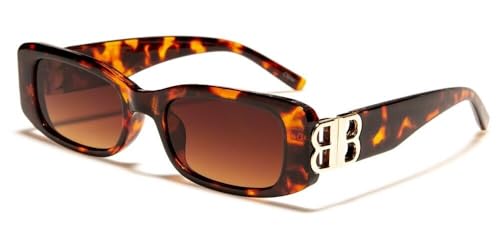 Dweebzilla BB Classic Slim Sleek Square Retro Sunglasses