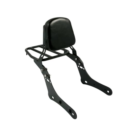 Dossier passager moto amovible avec porte-bagages noir pour Kawasaki Vulcan S 650 EN650 2015-2023