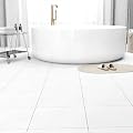 Peel and Stick Floor Tile 20-Pack 20 Sq.Ft Matte Pattern Flooring, 12” x 12” Self Adhesive Vinyl Flooring DIY for Kitchen, Bathroom, Laundry, Pure White