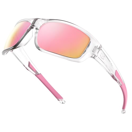 suoso Sports Polarized Sunglasses for Men: Women UV400 Protection Wrap Around Sun Glasses for Fishing Golf Running Driving