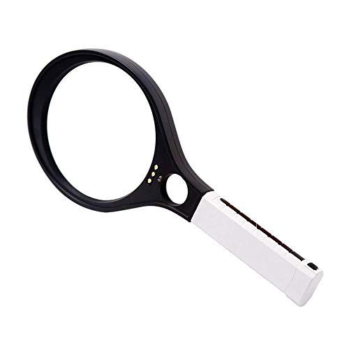 Loupe de lecture HD pour fatigue oculaire avec grand diamètre LED