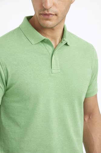 Image of Men's Plain Polo Neck T-Shirt | Comfortable | Stylish Casual & Smart Wear | Half Sleeve | Regular Fit