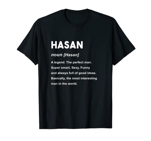 Photo de Homme Hasan Chemise avec nom | Hasan T-Shirt