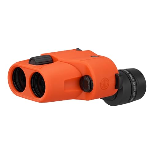 SIG SAUER ZULU6 HDX Marine Image Stabilized Binoculars - HDX Lens System Optical Image Stabilization IPX7 Waterproof Marine Binoculars with Floating Strap 10x30mm