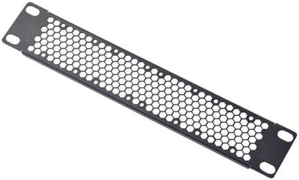 GeeekPi Vented 1U Blank Panel Metal Rack Mount for DeskPi RackMate T1/T0/T2 and 10 Inch Server Rack/Network Cabinet
