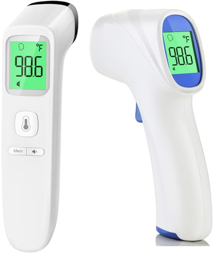 Image of Forehead Thermometer for Adults and Kids - 202 White & 2000 White