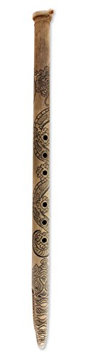 NOVICA Garuda Fights The Dragon Bamboo Flute