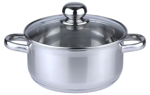 aro Cazuela, acero inoxidable, Ø 20 cm, 2,9 L, plata