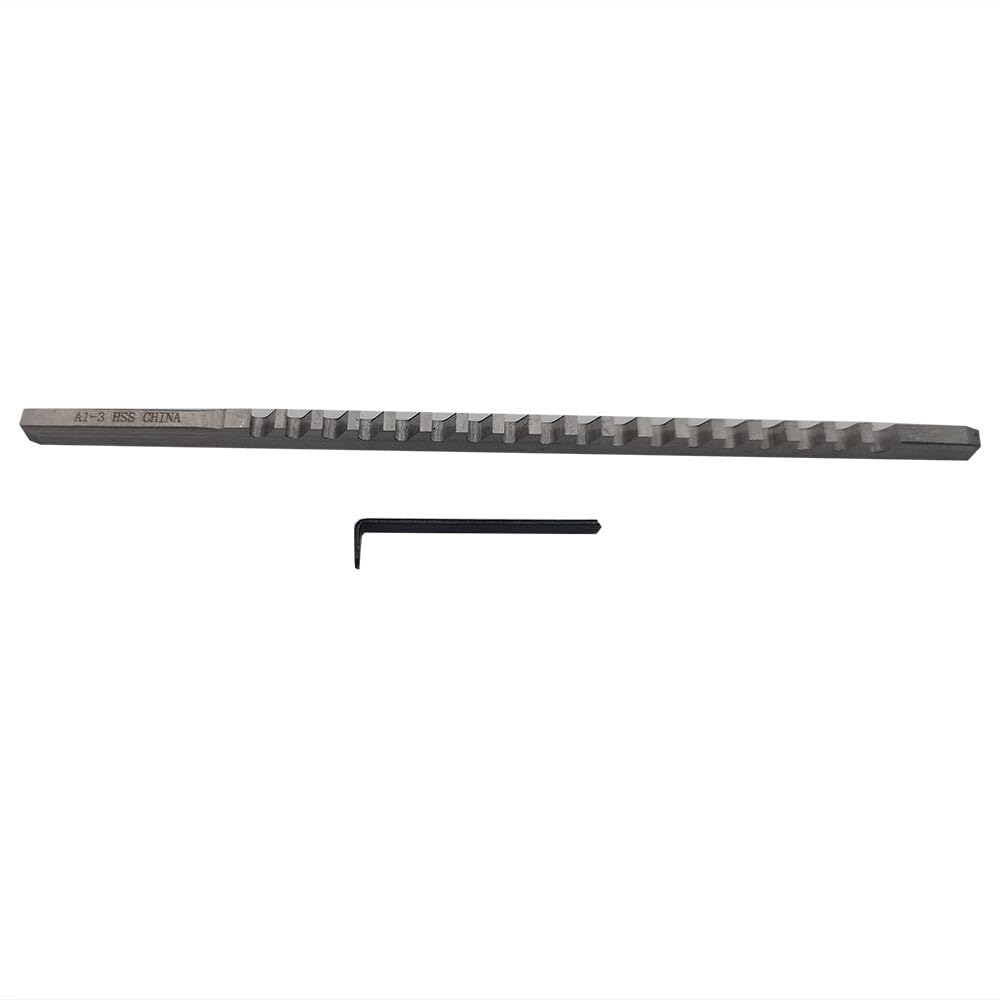 3 mm Push-Type Keilnut-Räumnadel, A1, metrische Größe, HSS-Keilnut-Schneidwerkzeug, Messer for CNC-Fräser, Metallbearbeitung