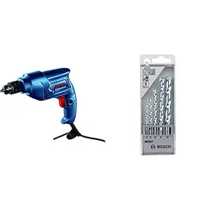 Bosch Gbm 350 Professional Rotary Drill, Wood & Metal Work (350 Watt Blue),Corded Electric, 1 Pack