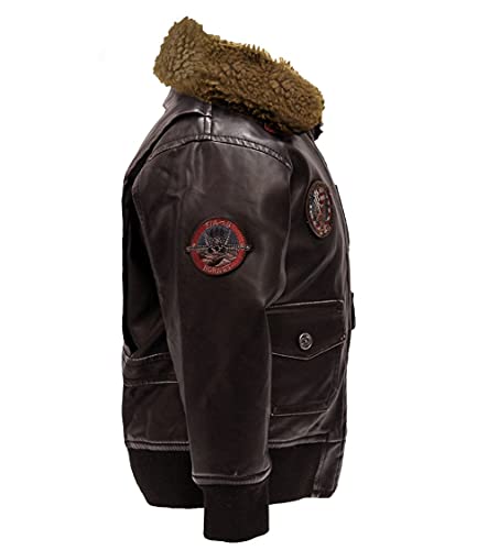 Top Gun® Kid's Vegan Leather Aviator Jacket3