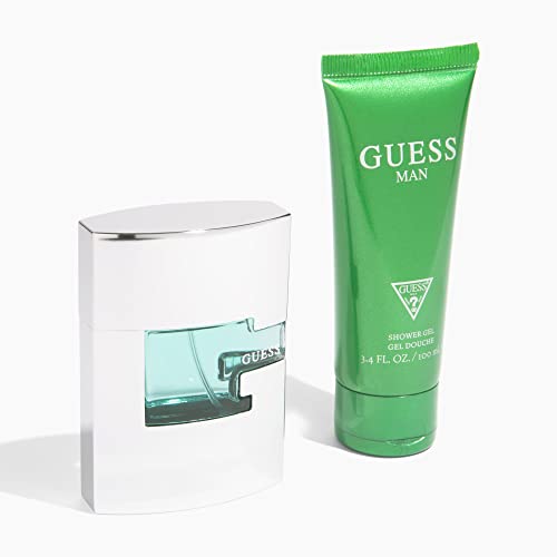 Guess Man Eau De Toilette 2 Piece Travel Set - Cologne Spray 1.7 Fl. Oz. & Shower Gel 3.4 Fl. Oz. #TOP3