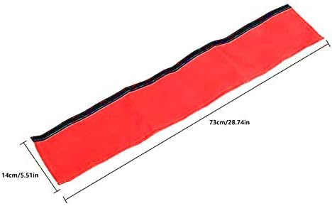 725mmx145mm Pushchair Bar Cover, Oxford Cloth Baby Pushchair Stroller Fabric Handle Sleeve Bar Gloves Cover Waterproof with Hook Loop Removable Pram Hand Glove Handrail Cover(Red)