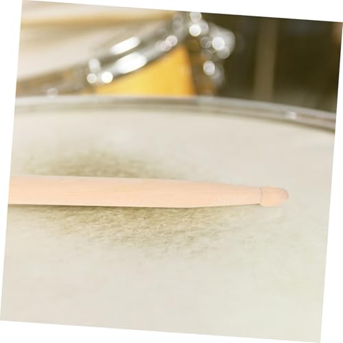 Baquetas de madera Toddmomy, 2 pares, arce natural, para instrumentos de percusión, ideales para principiantes y versátiles para distintos tipos de batería y géneros musicales miniatura 5